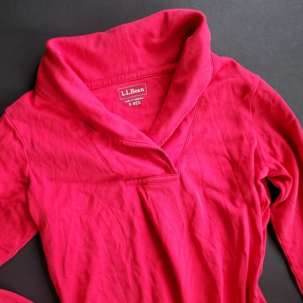 L.l Bean Red Long Sleeve Shirt - Picture 4 of 9
